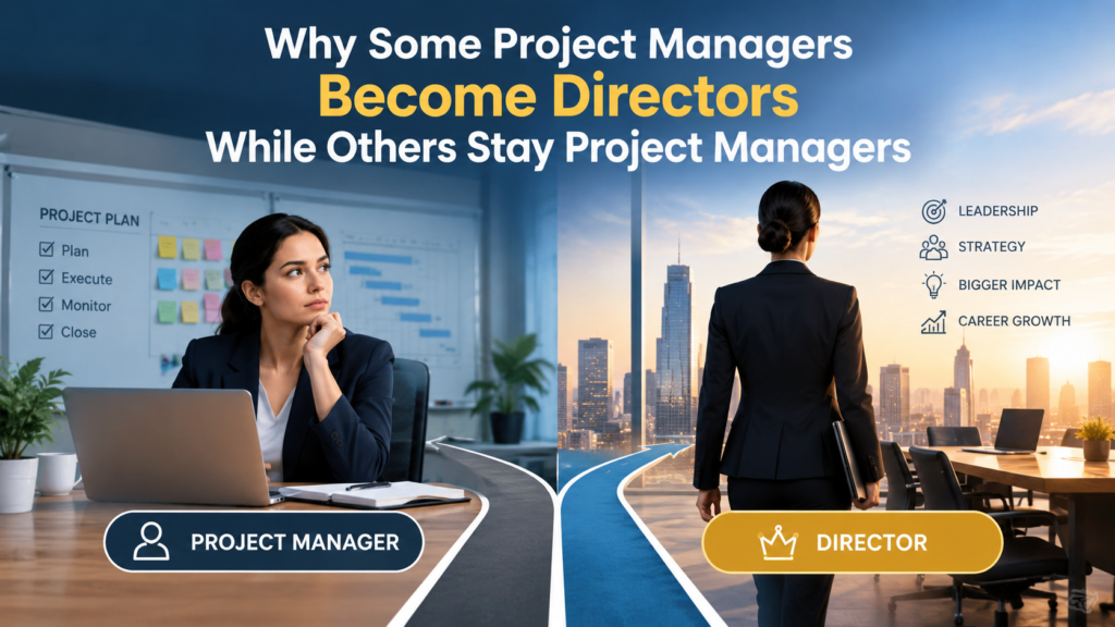 Why Some Project Managers Become Directors While Others Stay Project Managers