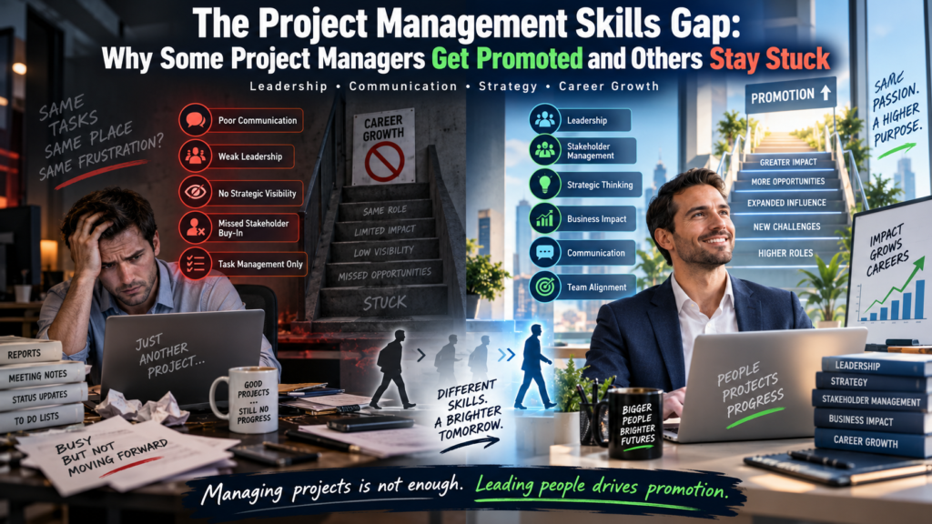 The Project Management Skills Gap: Why Some Project Managers Get Promoted and Others Stay Stuck